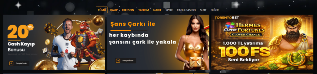 Torentobet Bonus
